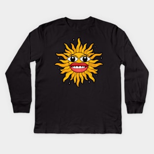 smile of the sun Kids Long Sleeve T-Shirt